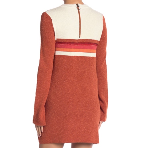 Free People Colorblock Swit Mini Dress - Picture 3 of 4